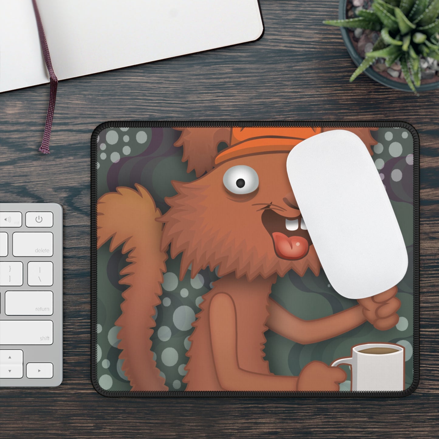 Rectangle Mouse Pad - Wise Squirrel #212 - Office Mousepad, Gaming Mousepad, Computer Mousepad, Mousepads, Gaming Mouse Pad