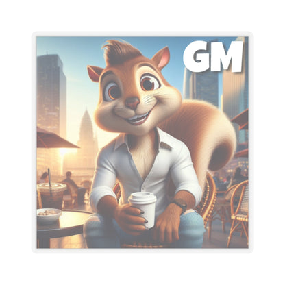 Stickers - Squirrel sunny city morning GM