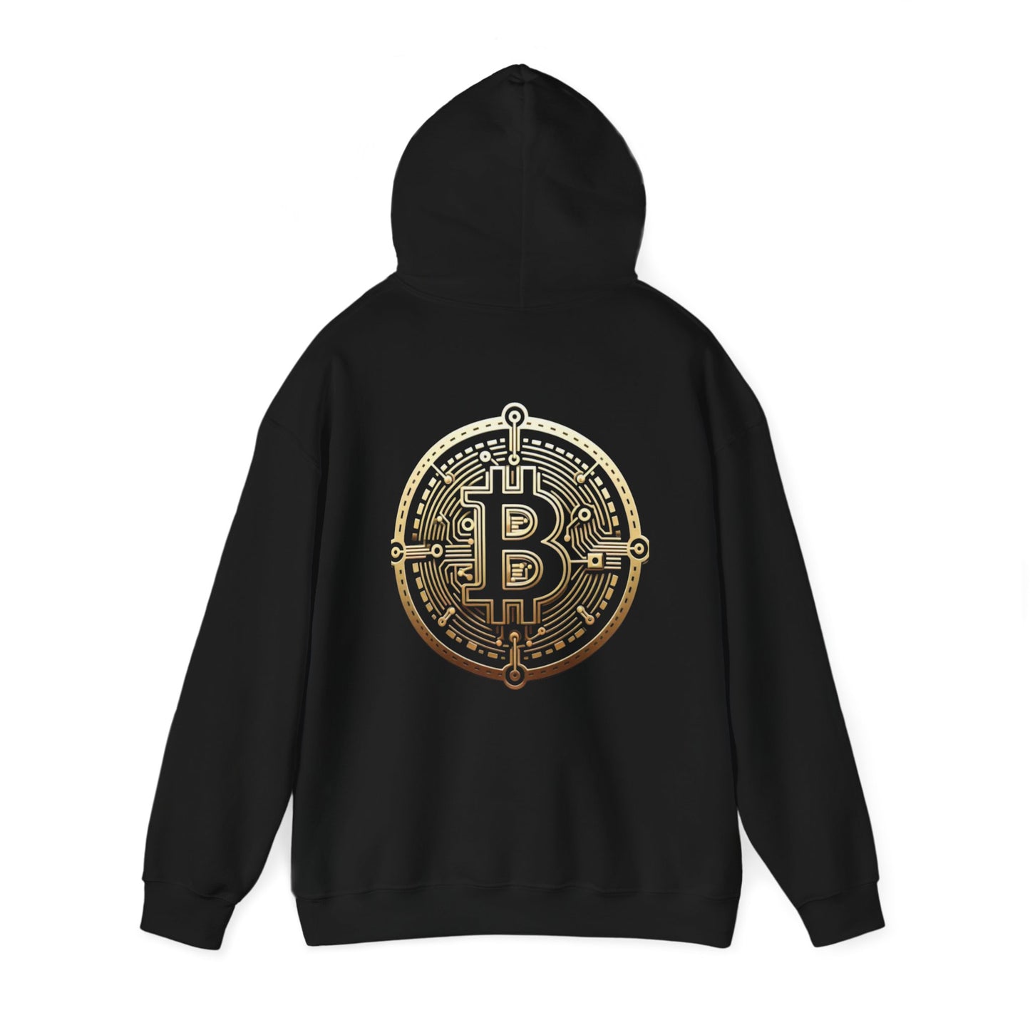 Bit by Bit Unisex - Hooded Sweatshirt, Personalized Hoodie, Custom Text On Sweater, Crypto Sweatshirt