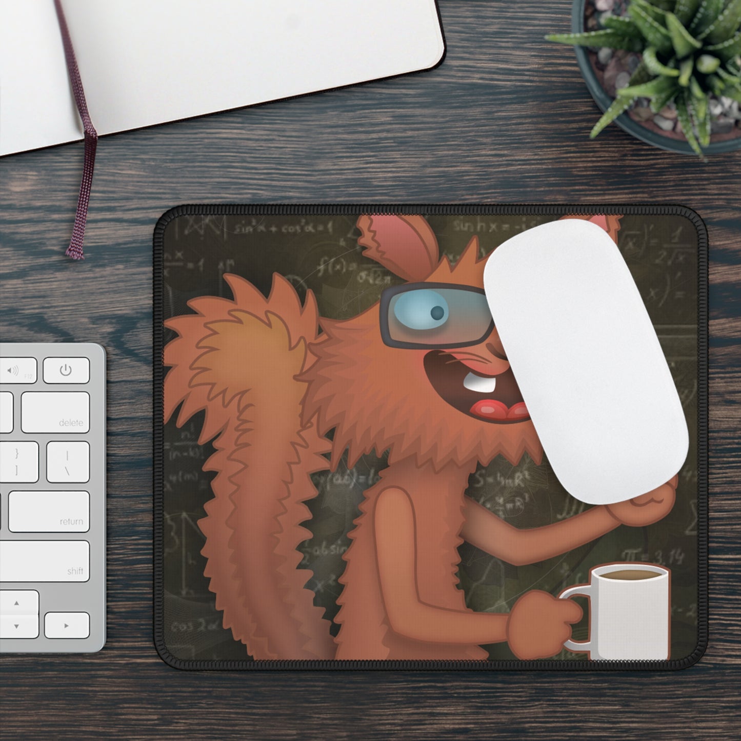 Rectangle Mouse Pad - Wise Squirrel #213 - Office Mousepad, Gaming Mousepad, Computer Mousepad, Mousepads, Gaming Mouse Pad