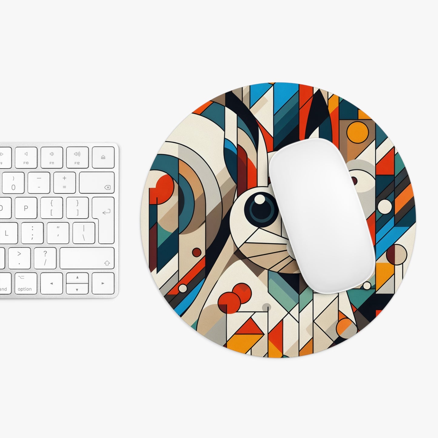 Linear Squirrel Mouse Pad