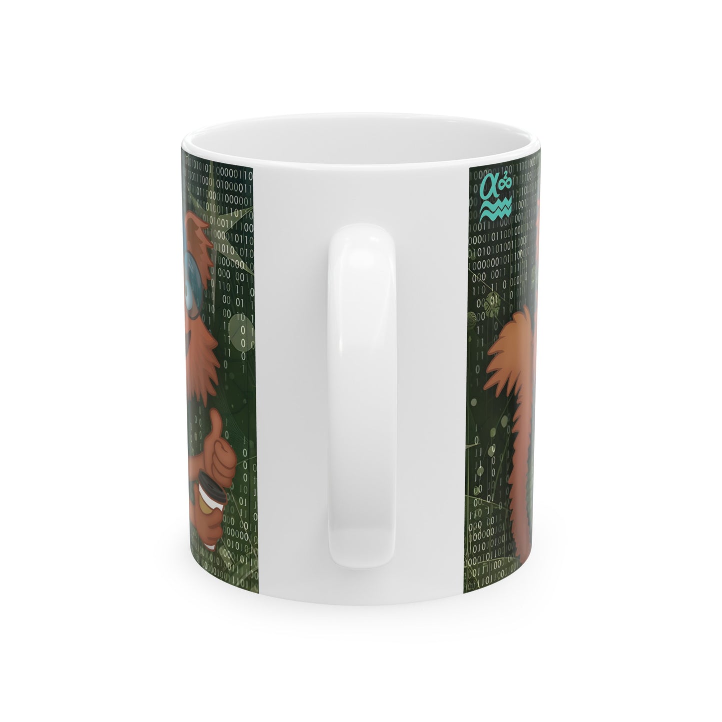 Tech Squirrel Ceramic Mug, 11oz