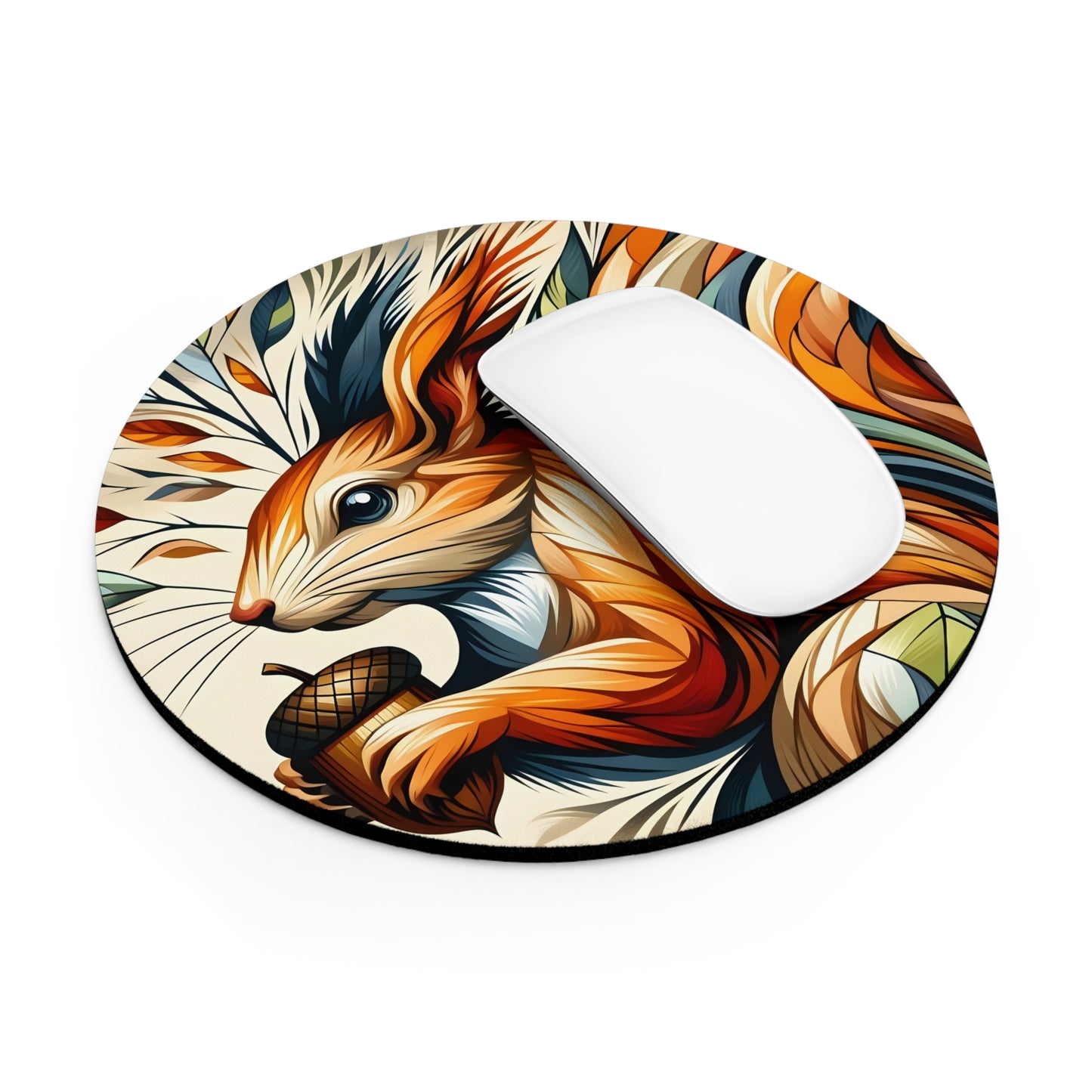 Wispy Squirrel Mouse Pad
