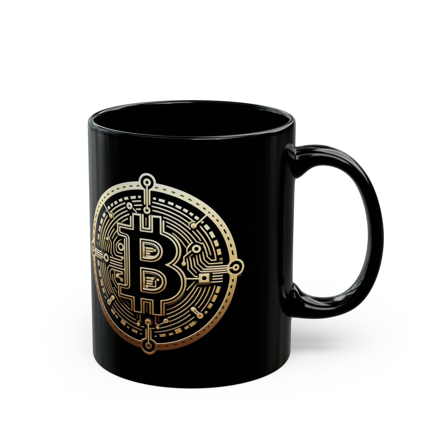 Bit by Bit - Crypto - Black Mug, ceramic mug, ceramic coffee cup, mug, reusable coffee cup, crypto lovers, gift mug