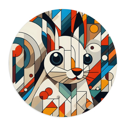 Linear Squirrel Mouse Pad