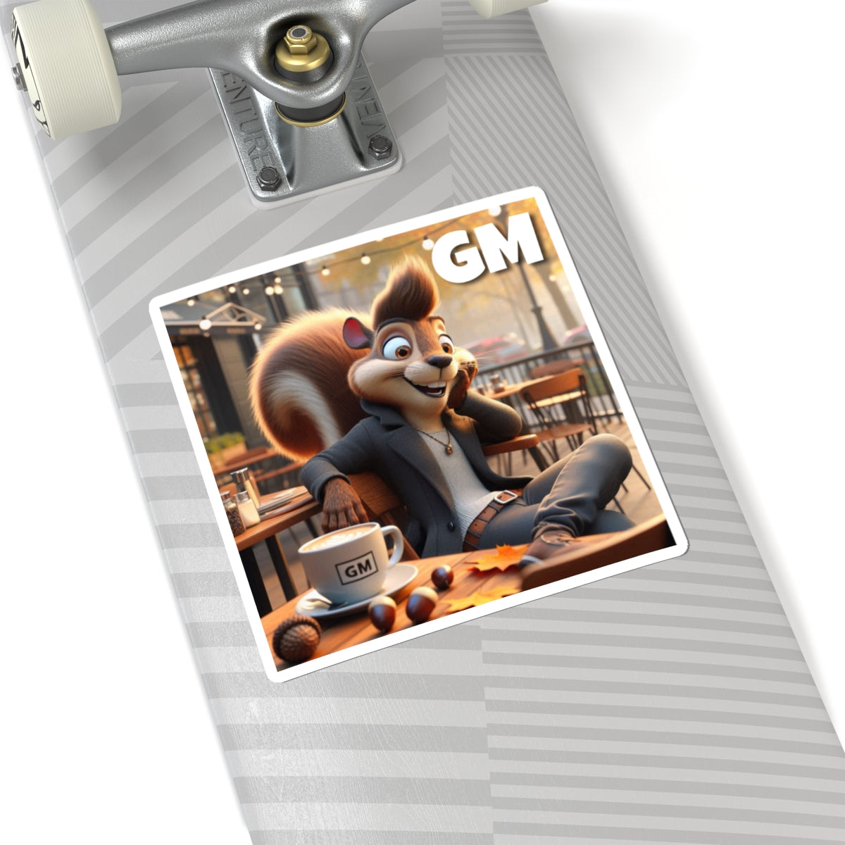 Stickers - Squirrel easy morning GM