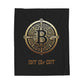 Bit By Bit Crypto - Velveteen Plush Blanket, Soft Throw Blanket