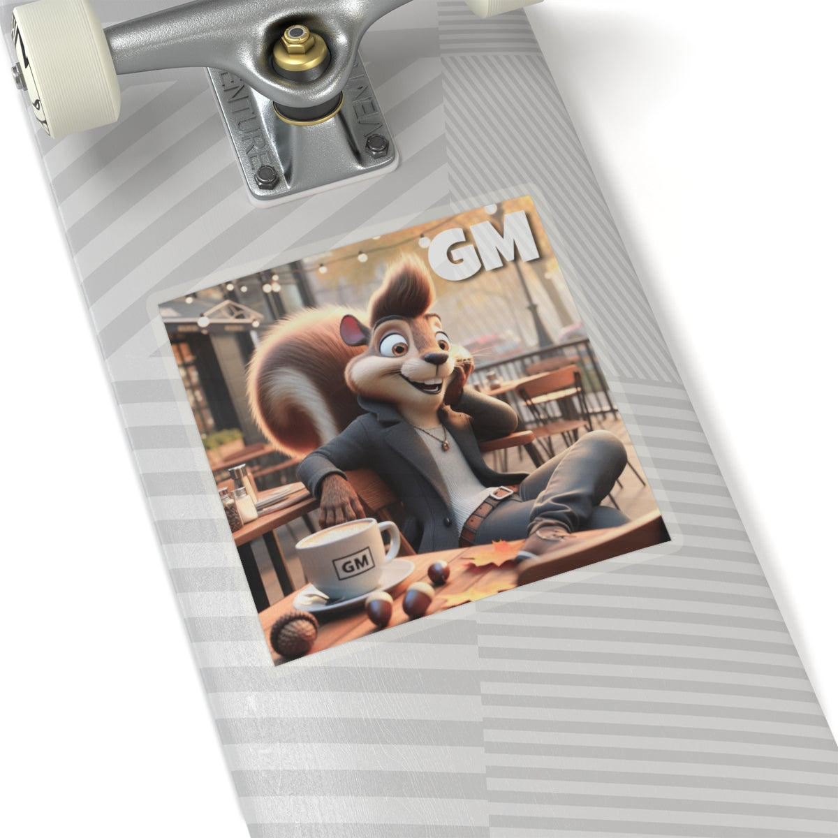 Stickers - Squirrel easy morning GM